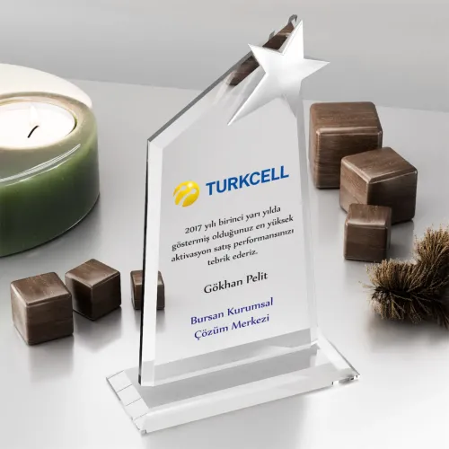 PB3003-Y Kristal Plaket Baskılı İmalatı ve Toptan Cam Plaket Fiyatı için sitemizden sipariş verebilirsiniz